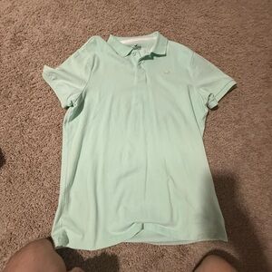 Hollister Mint Green Polo Shirt